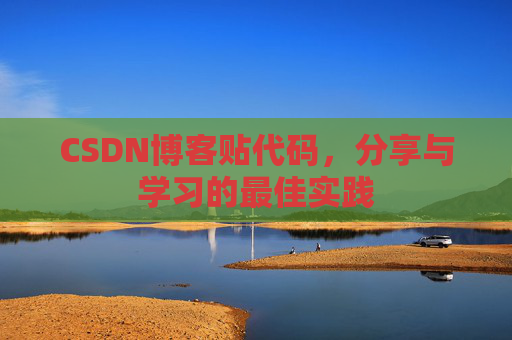 CSDN博客贴代码，分享与学习的最佳实践